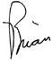 Brian's signature
