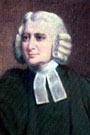 An oil portrait of Charles Weslet
