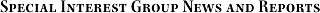 Special Interest Group News and Reports